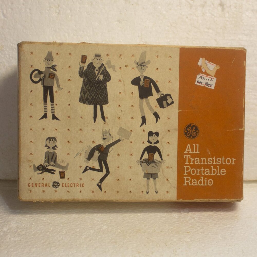Vintage GE Transistor Pocket Portable Radio